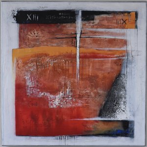 cool 100x100cm Acryl Mixed Media