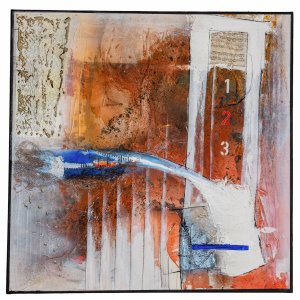 Konzertauftakt 80x80cm Acrylmischtechnik auf Leinwand